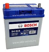 Аккумулятор BOSCH (Бош) 40Ач п/п S4 019  (540 127 033) 330A   (азия)                       