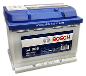 Аккумулятор BOSCH (Бош) 60Ач п/п S4 006 (560 127 054) 540А                                