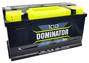 Аккумулятор DOMINATOR (Доминатор) 100Ач о/п  870А  